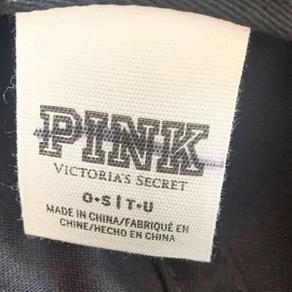 PINK VS ROSES EMBROIDERY BLING BASEBALL CAP - Picture 5 of 5